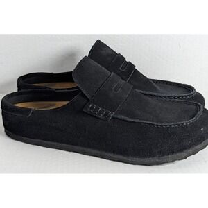 Project Cloud Women's Size 10 Black Suede Penny Loafers Memory Foam Slip On